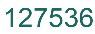 Número 127536 imagen verde