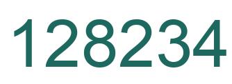 Número 128234 imagen verde