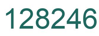 Número 128246 imagen verde