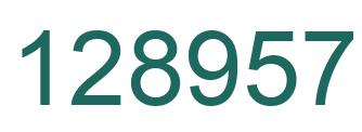 Número 128957 imagen verde