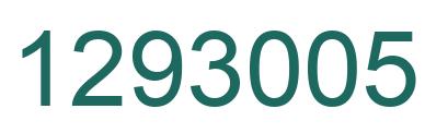 Number 1293005 green image