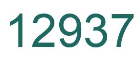 Número 12937 imagen verde