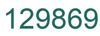 Número 129869 imagen verde