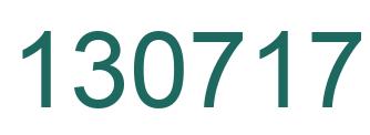 Number 130717 green image
