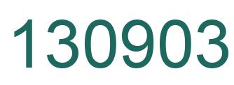 Number 130903 green image