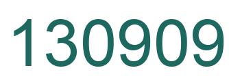 Number 130909 green image