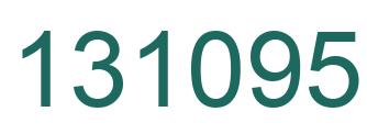 Number 131095 green image