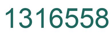 Número 1316558 imagen verde