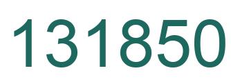 Number 131850 green image
