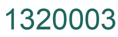Número 1320003 imagen verde