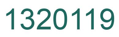 Número 1320119 imagen verde