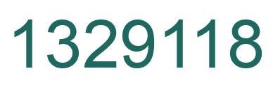 Número 1329118 imagen verde