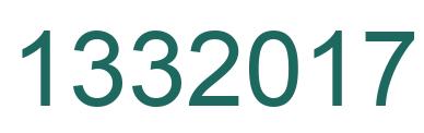 Number 1332017 green image