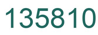 Número 135810 imagen verde