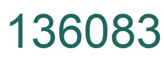 Número 136083 imagen verde