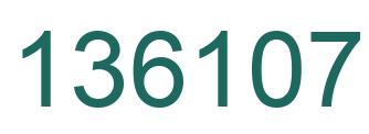 Number 136107 green image