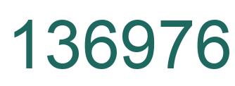 Number 136976 green image