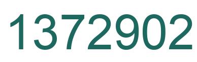 Number 1372902 green image