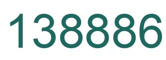 Number 138886 green image