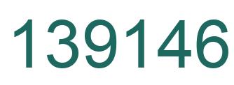 Number 139146 green image