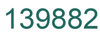 Number 139882 green image
