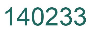 Número 140233 imagen verde