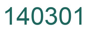 Número 140301 imagen verde