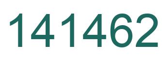 Number 141462 green image