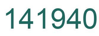 Number 141940 green image