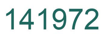 Number 141972 green image