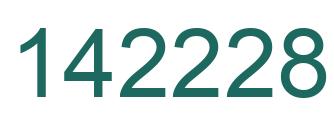 Number 142228 green image