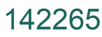 Number 142265 green image
