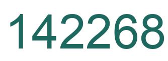 Number 142268 green image