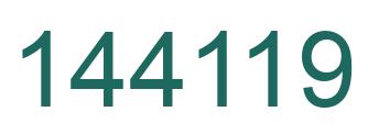 Número 144119 imagen verde