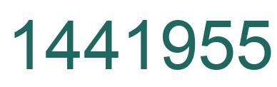 Número 1441955 imagen verde