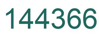 Number 144366 green image