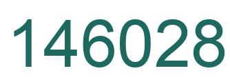 Number 146028 green image