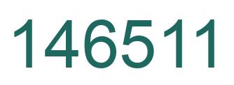Número 146511 imagen verde