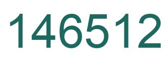 Número 146512 imagen verde
