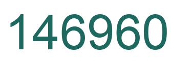 Number 146960 green image