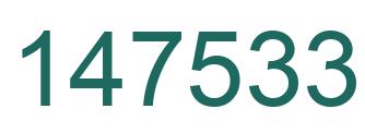 Número 147533 imagen verde
