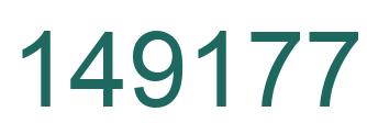 Number 149177 green image