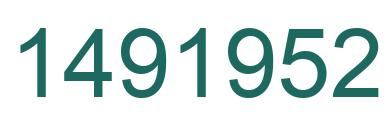 Número 1491952 imagen verde