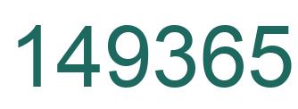 Número 149365 imagen verde