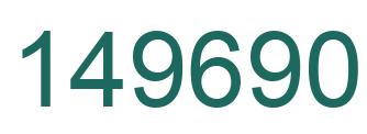 Number 149690 green image