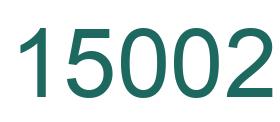 Number 15002 green image