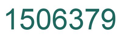 Number 1506379 green image