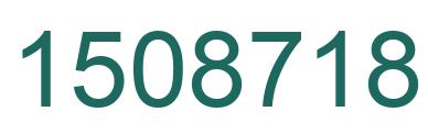Número 1508718 imagen verde