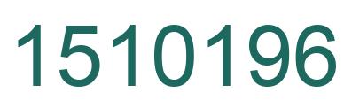 Número 1510196 imagen verde