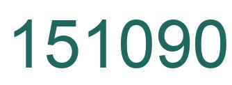 Number 151090 green image